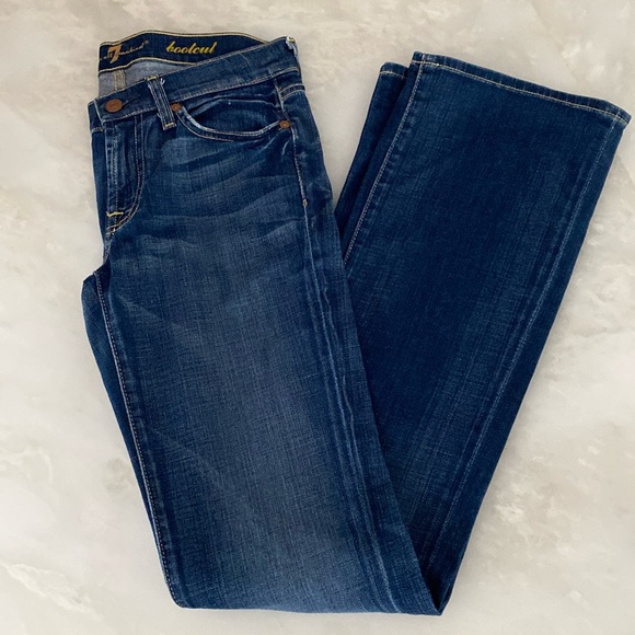 7 FOR ALL MANKIND ORIGINAL BOOTCUT IN NEW YORK DARK - Picture 2 of 7